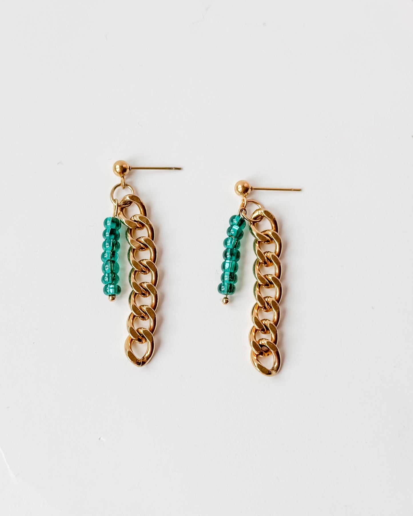 Chain Earrings in Surgical Stainless Steel