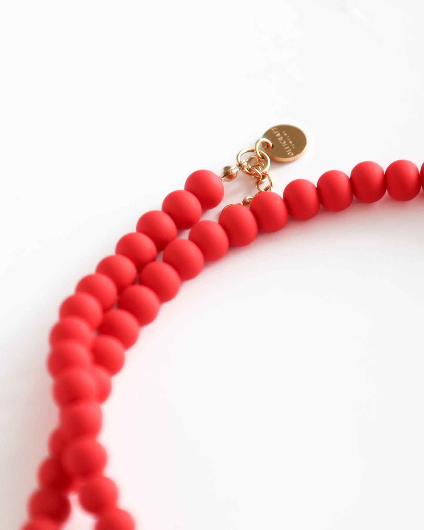 Ukrainian Corali Red Beaded Necklace