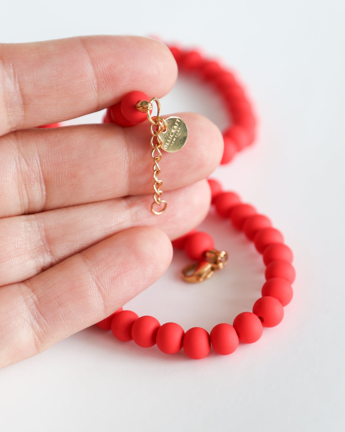 Ukrainian Corali Red Beaded Necklace