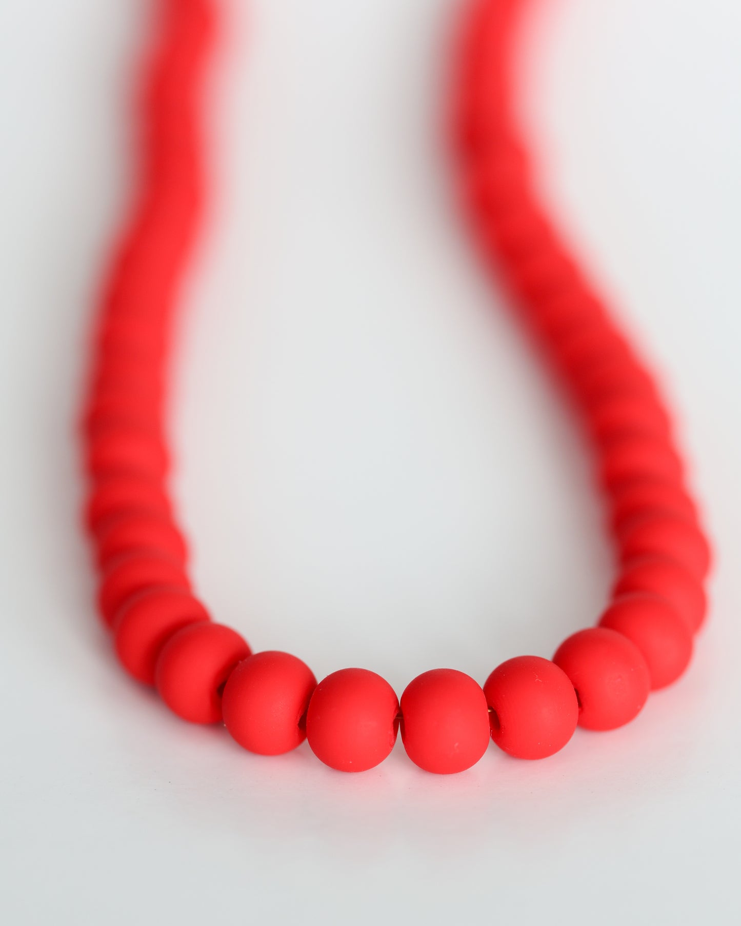 Ukrainian Corali Red Beaded Necklace