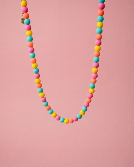 Bold Multicolored Statement Necklace