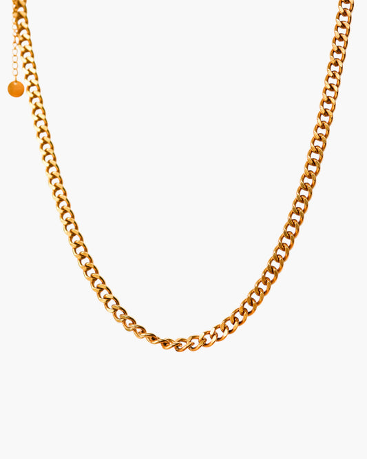 Collier à maillons épais en acier inoxydable