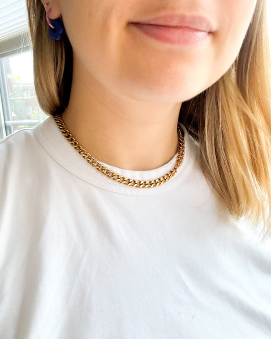 Bold Chain Necklace in Stainless Steel