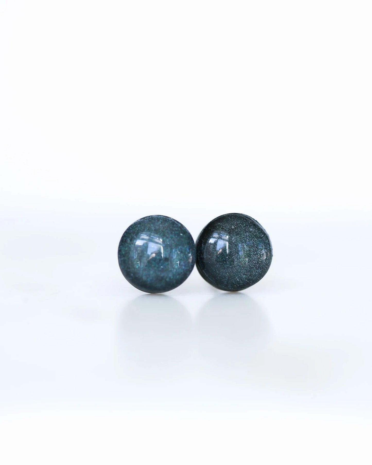 Tiny galaxy earrings 8mm stud earrings with surgical steel posts