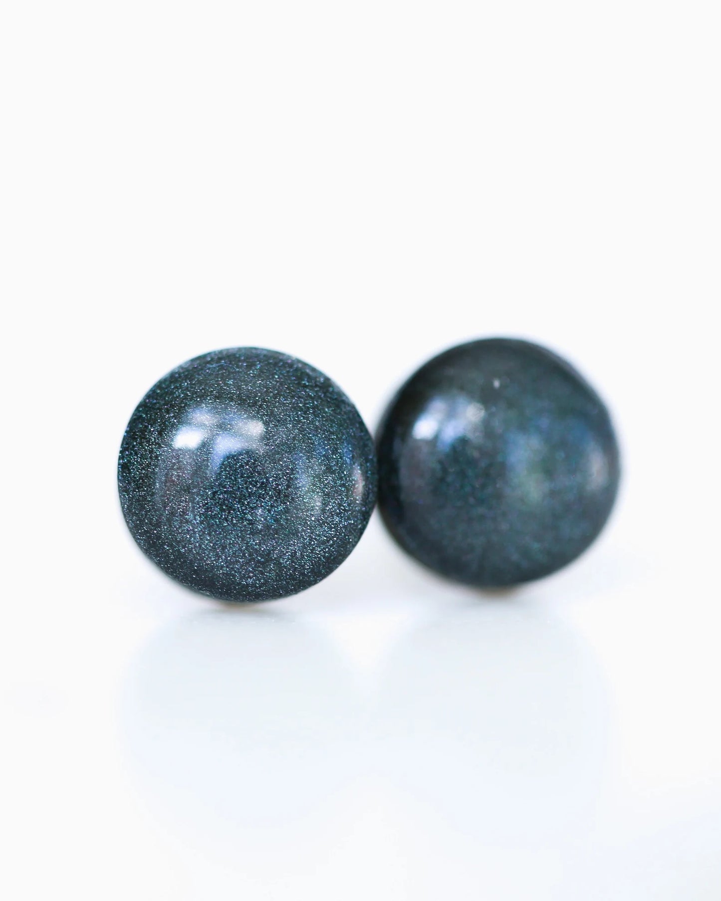 Tiny galaxy earrings 8mm stud earrings with surgical steel posts