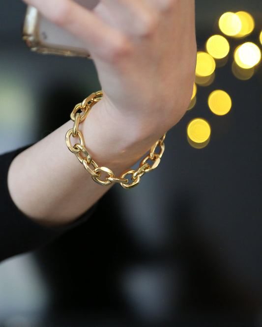 Ultimate Stainless Steel Chunky Chain Bracelet - Ollijewelry