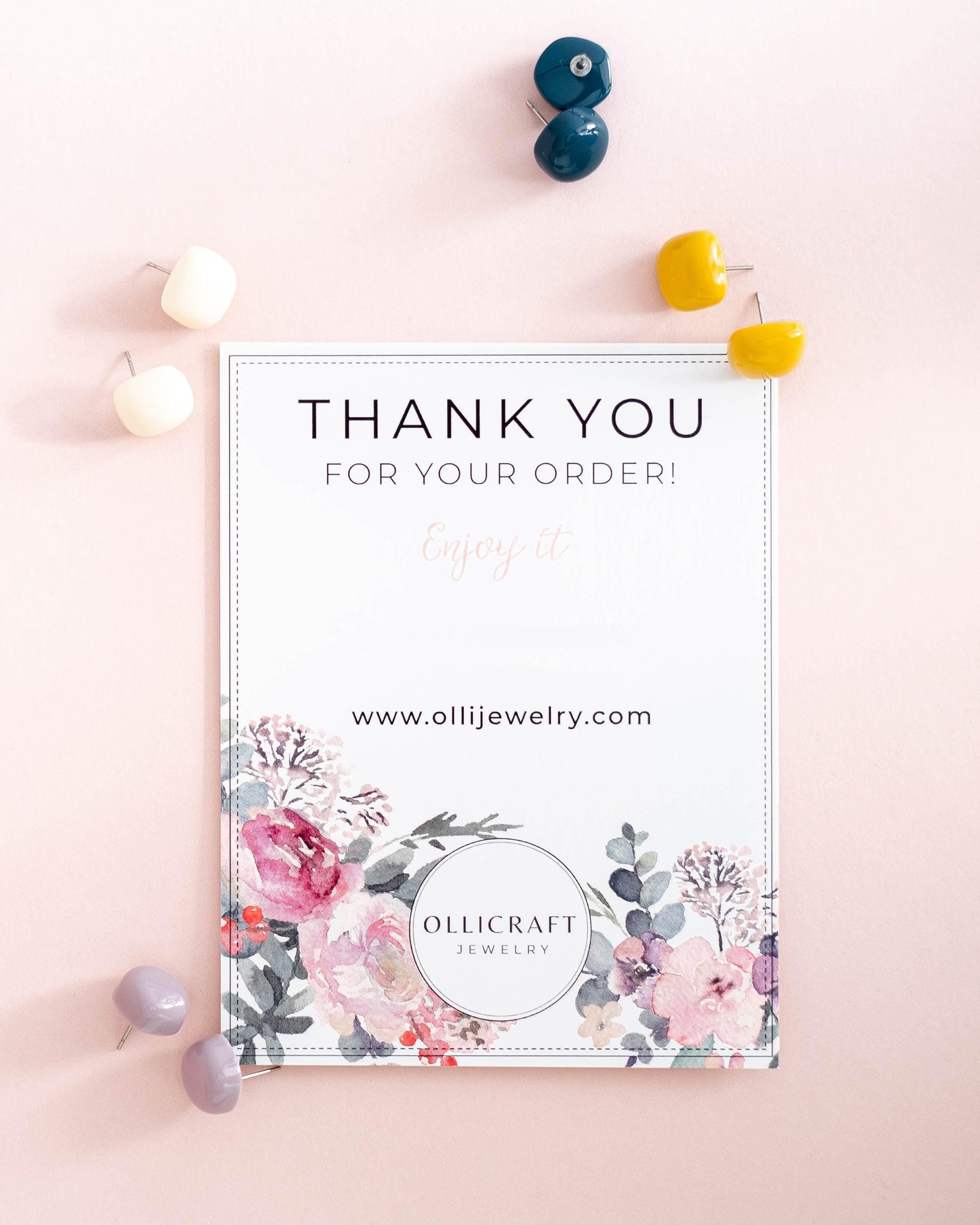 Champagne and granite stud earrings - Ollijewelry