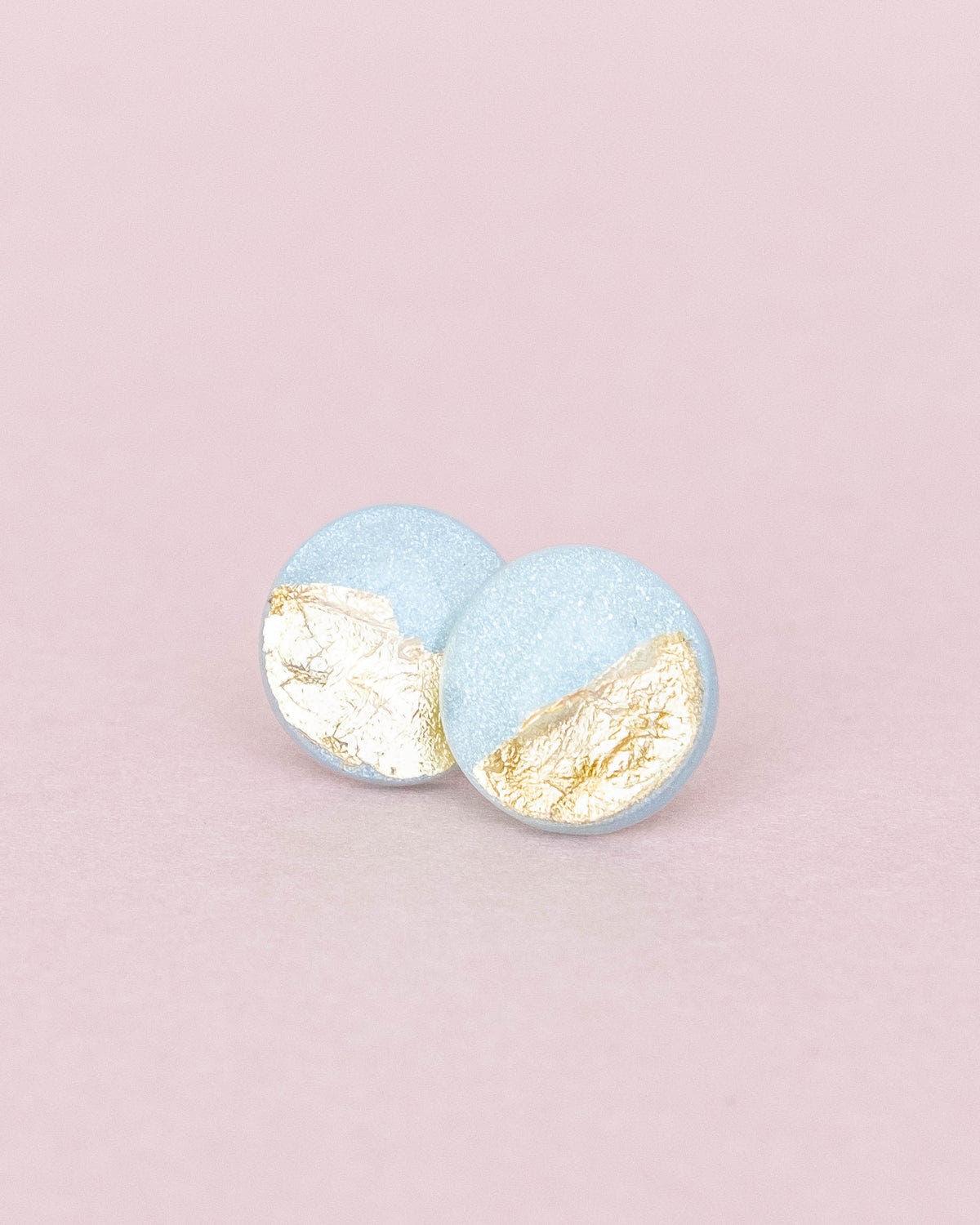 Delicate surgical steel earrings, Hypoallergenic studs for sensitive ears - Ollijewelry