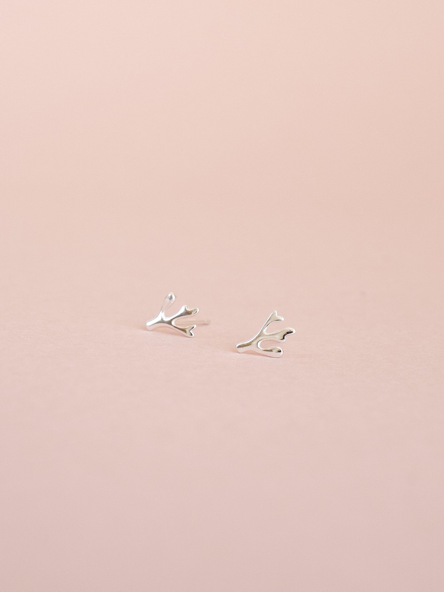 Tiny botanical earrings 925 sterling silver - Ollijewelry