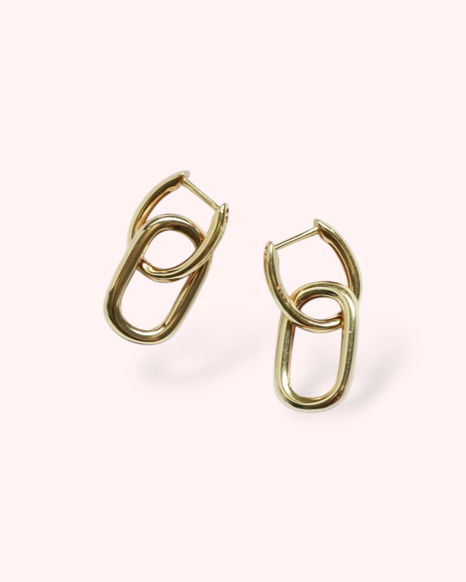 Gold and silver earrings - Ollijewelry