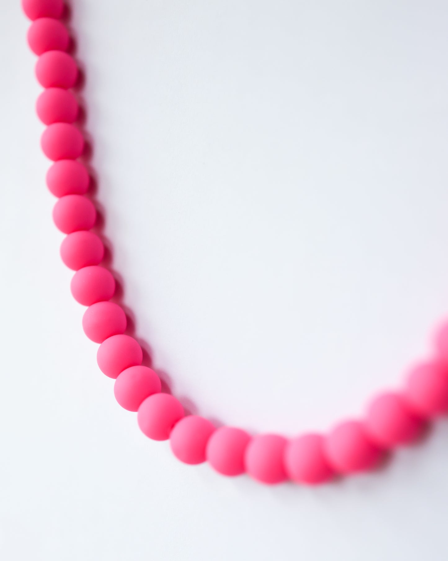 Bold Bright Pink Statement Necklace