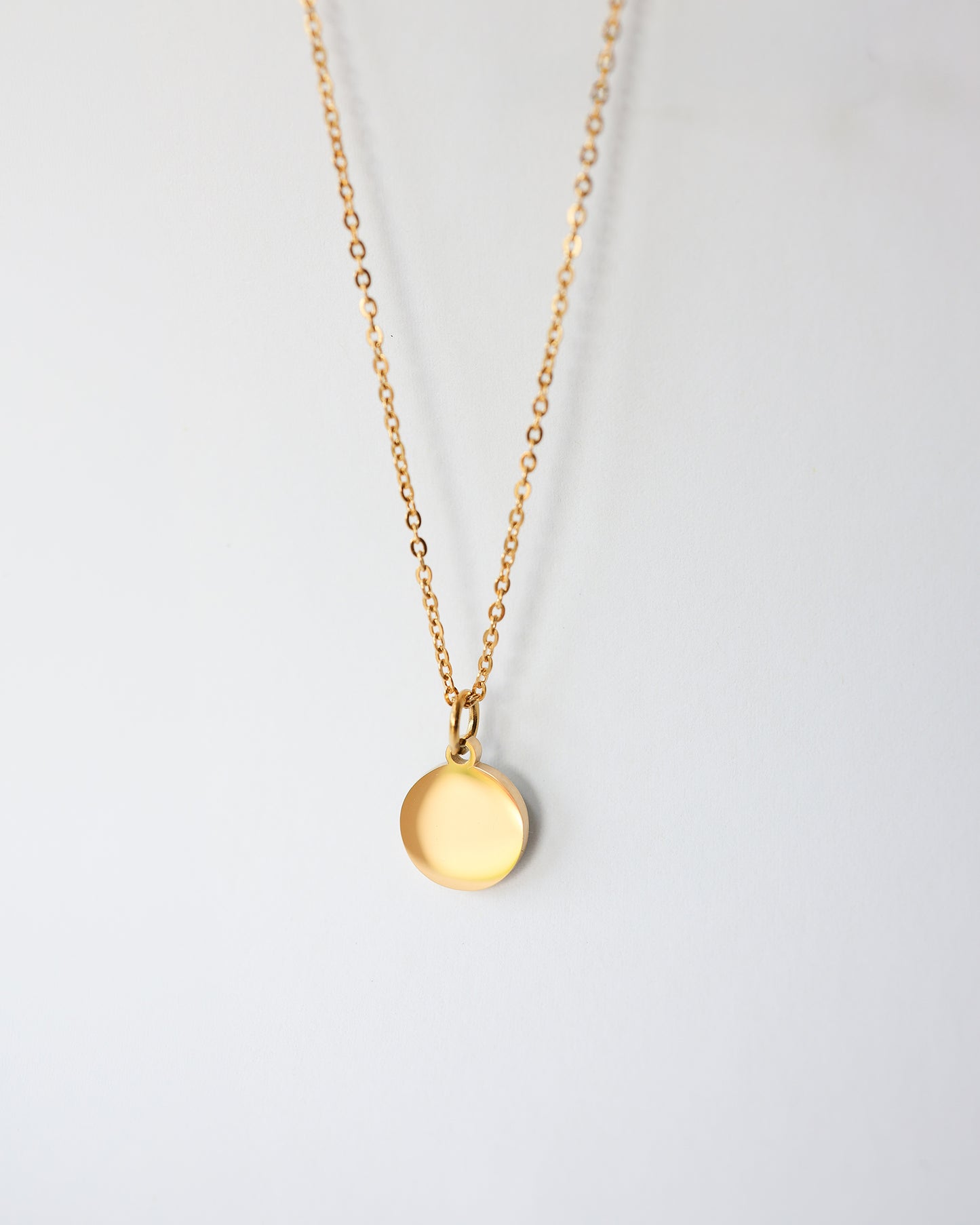 Celestial Moon & Stars Necklace - 18K Gold Plated Stainless Steel Chain