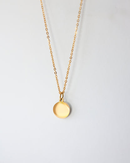Celestial Moon & Stars Necklace - 18K Gold Plated Stainless Steel Chain