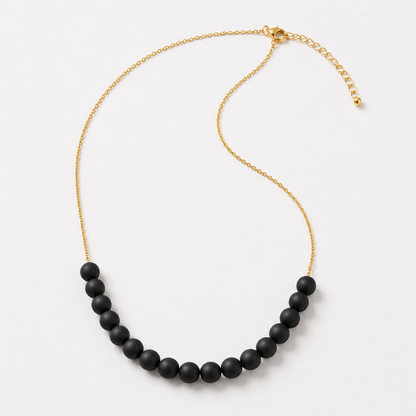 Collier multicolore - Perles artisanales en pâte polymère