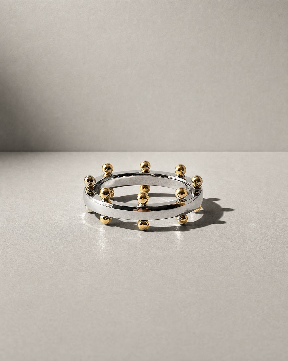 Golden Orb Ring – 18K Gold Plated Stainless Steel Statement Ring