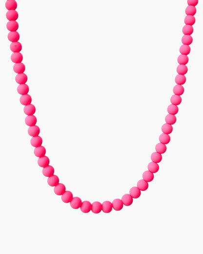 Bold Bright Pink Statement Necklace