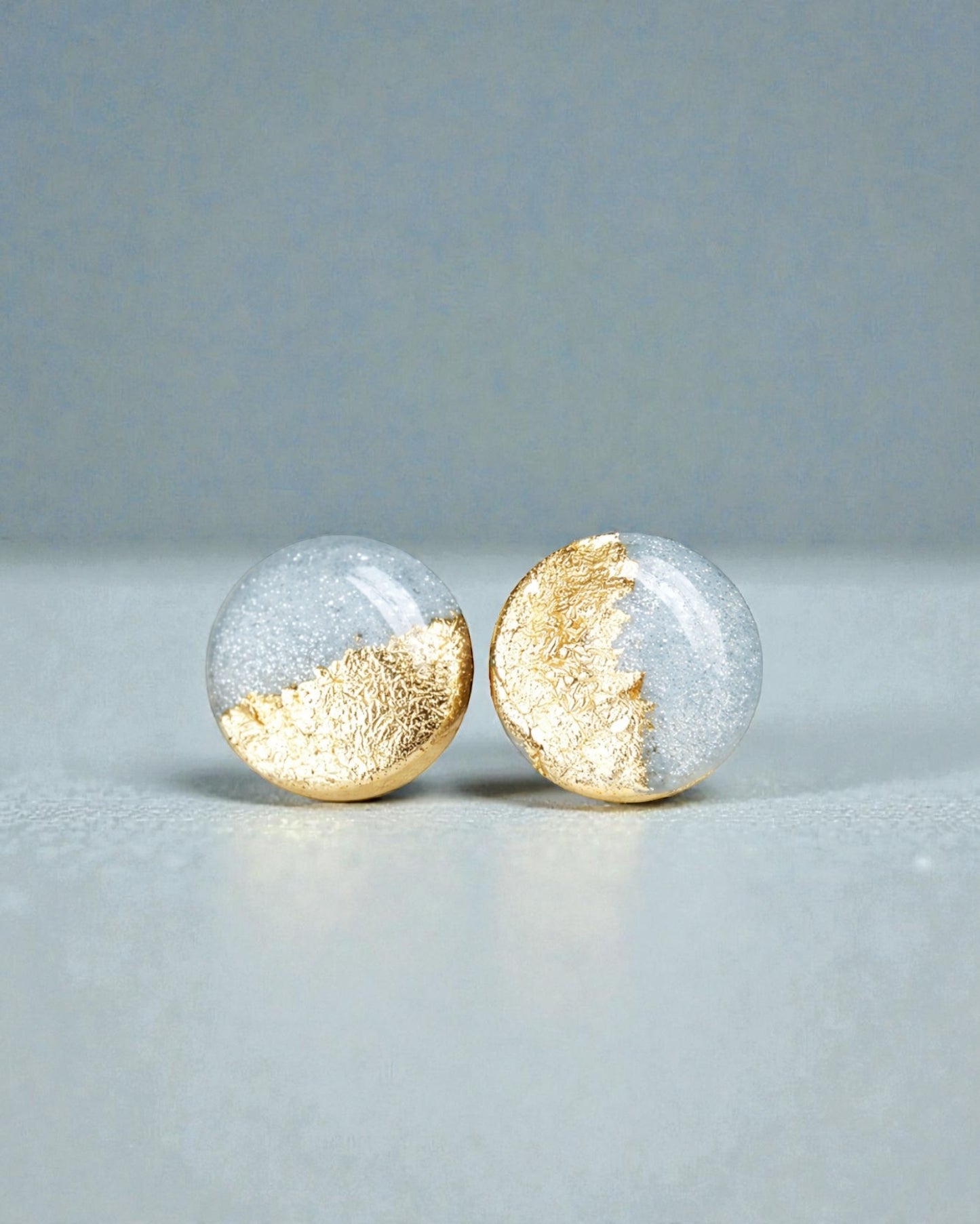 Delicate surgical steel earrings, Hypoallergenic studs for sensitive ears