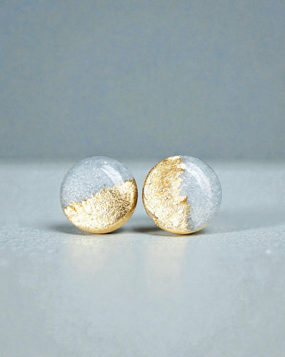 Delicate surgical steel earrings, Hypoallergenic studs for sensitive ears