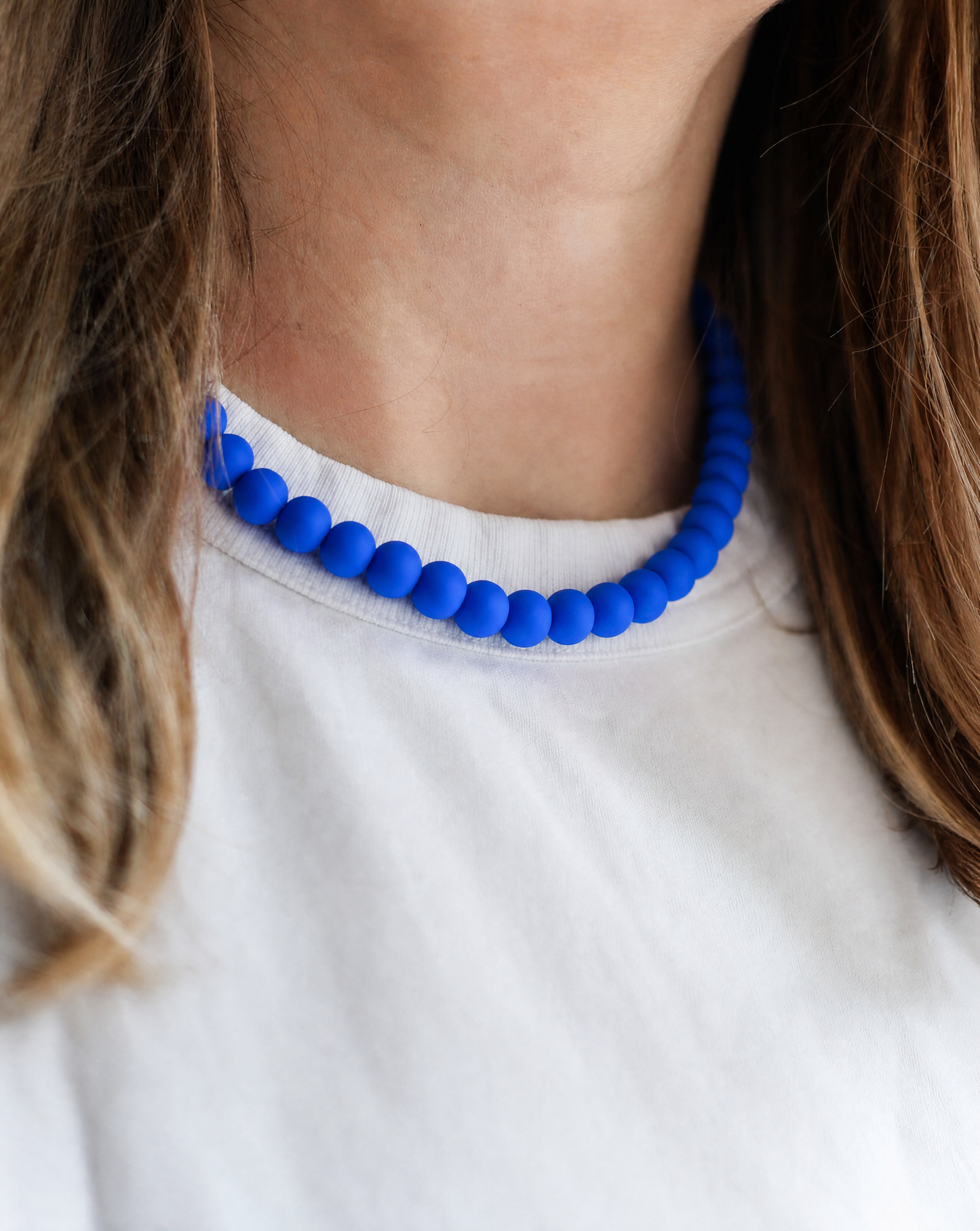 Blue Beaded Necklace