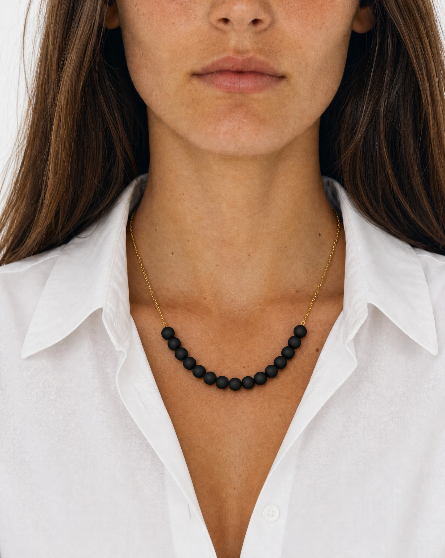 Collier multicolore - Perles artisanales en pâte polymère
