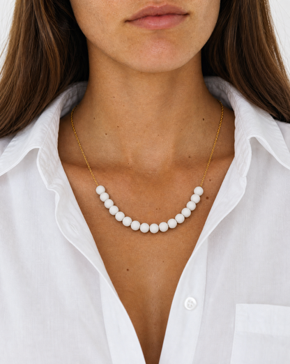 Collier multicolore - Perles artisanales en pâte polymère