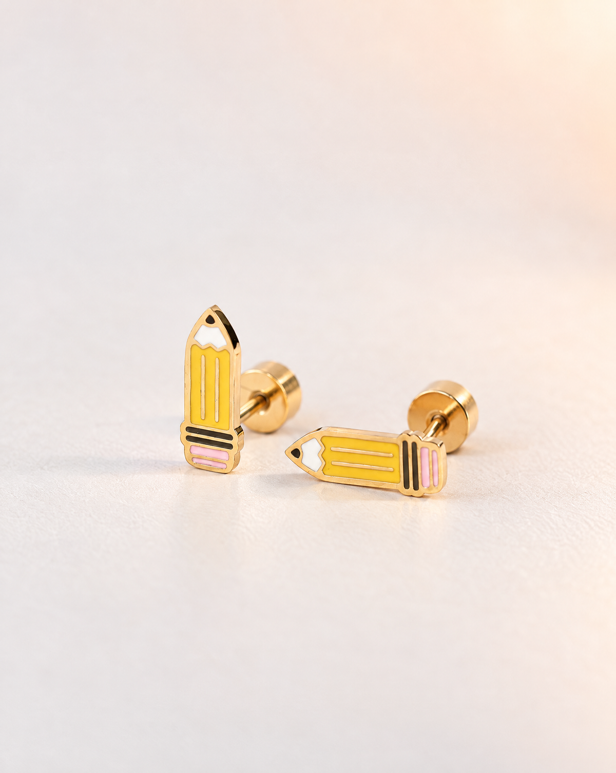 Pencil Earrings – Surgical Steel Studs