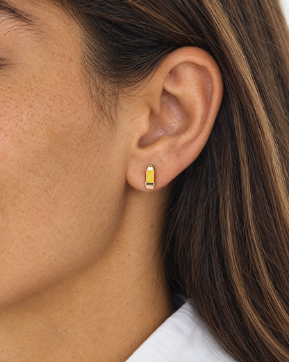 Pencil Earrings – Surgical Steel Studs