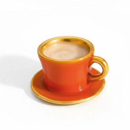 Latte Charm Stainless steel necklace