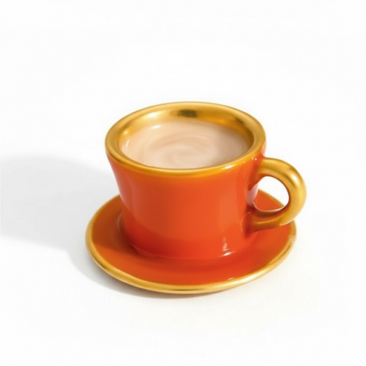 Latte Charm Stainless steel necklace