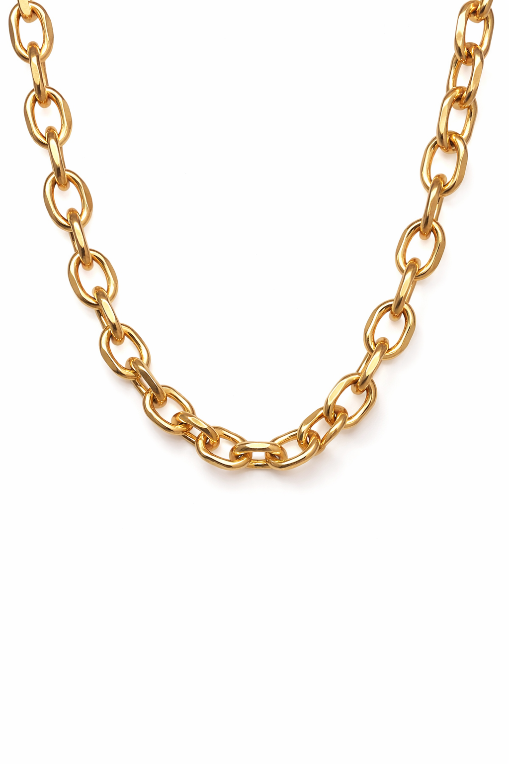 Stylish Super Heavy Chain Big Chunky Necklace in Stainless Steel