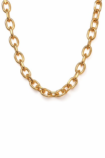 Stylish Super Heavy Chain Big Chunky Necklace in Stainless Steel