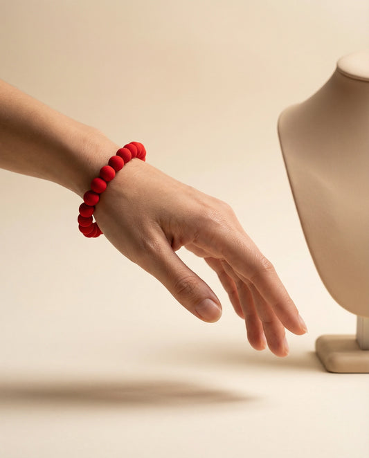 Red Beaded bracelet