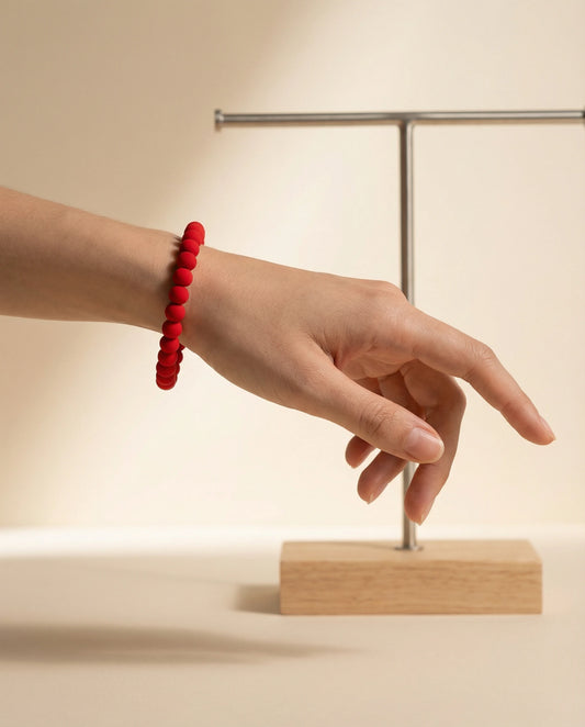 Red Beaded bracelet