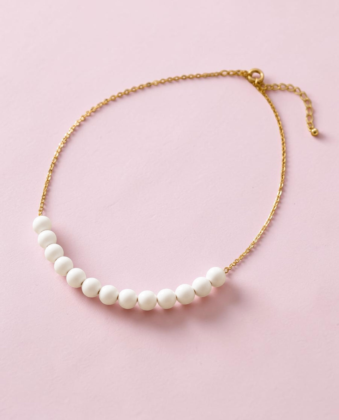 Collier multicolore - Perles artisanales en pâte polymère