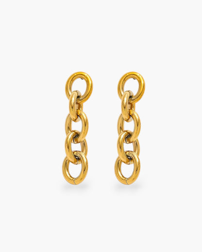 Link Chain Earrings in Surgical Stainless Steel