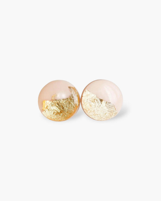 Champagne gold studs