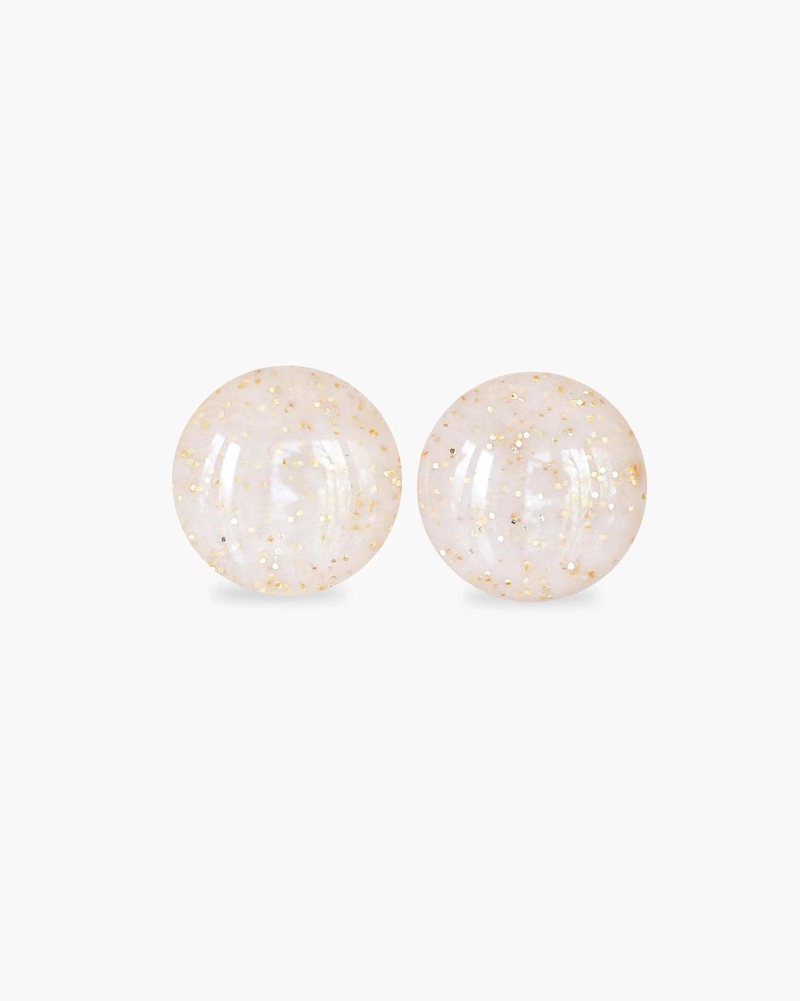 Champagne stud earrings - Ollijewelry