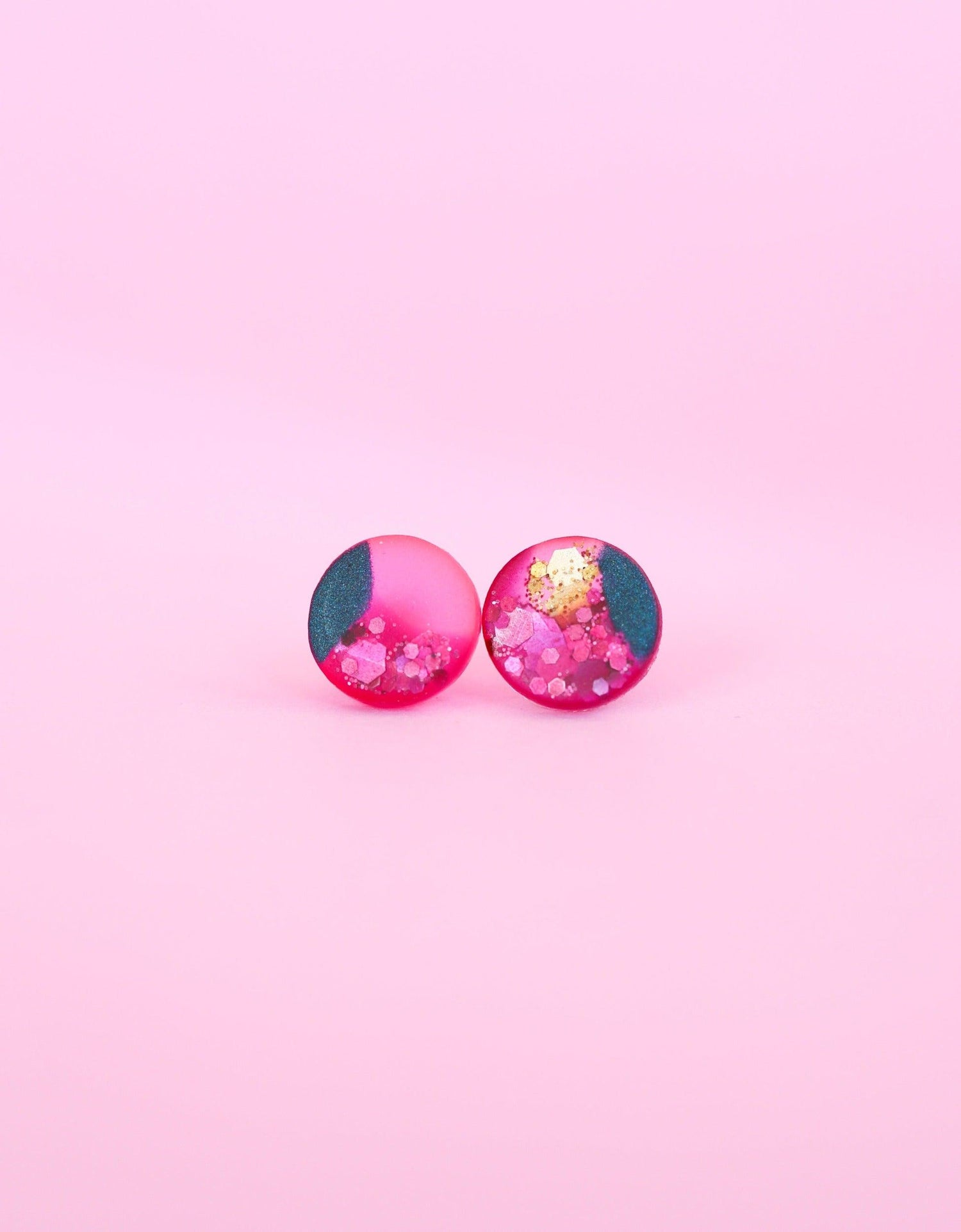 Colorful stud earrings for gift - Ollijewelry