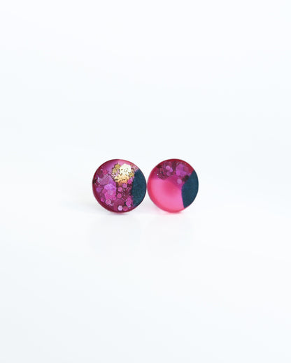 Colorful stud earrings for gift - Ollijewelry