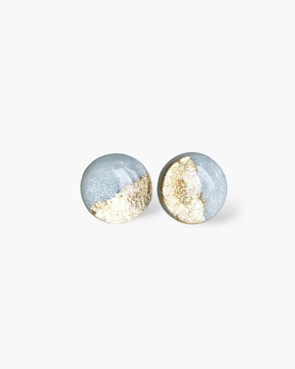 Delicate surgical steel earrings, Hypoallergenic studs for sensitive ears