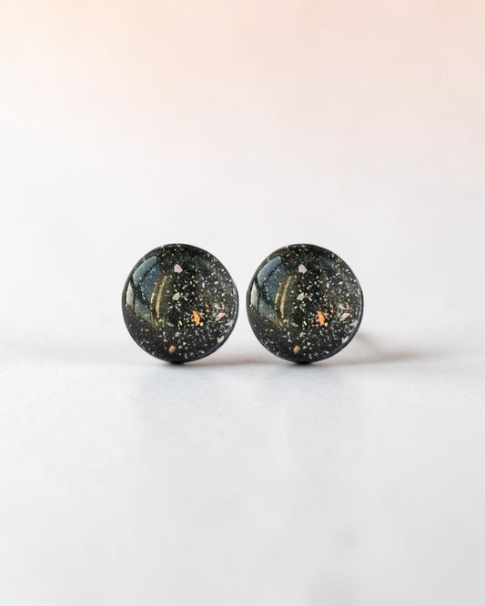 Minimalist celestial stud earrings