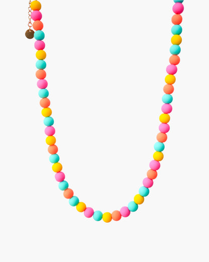 Bold Multicolored Statement Necklace