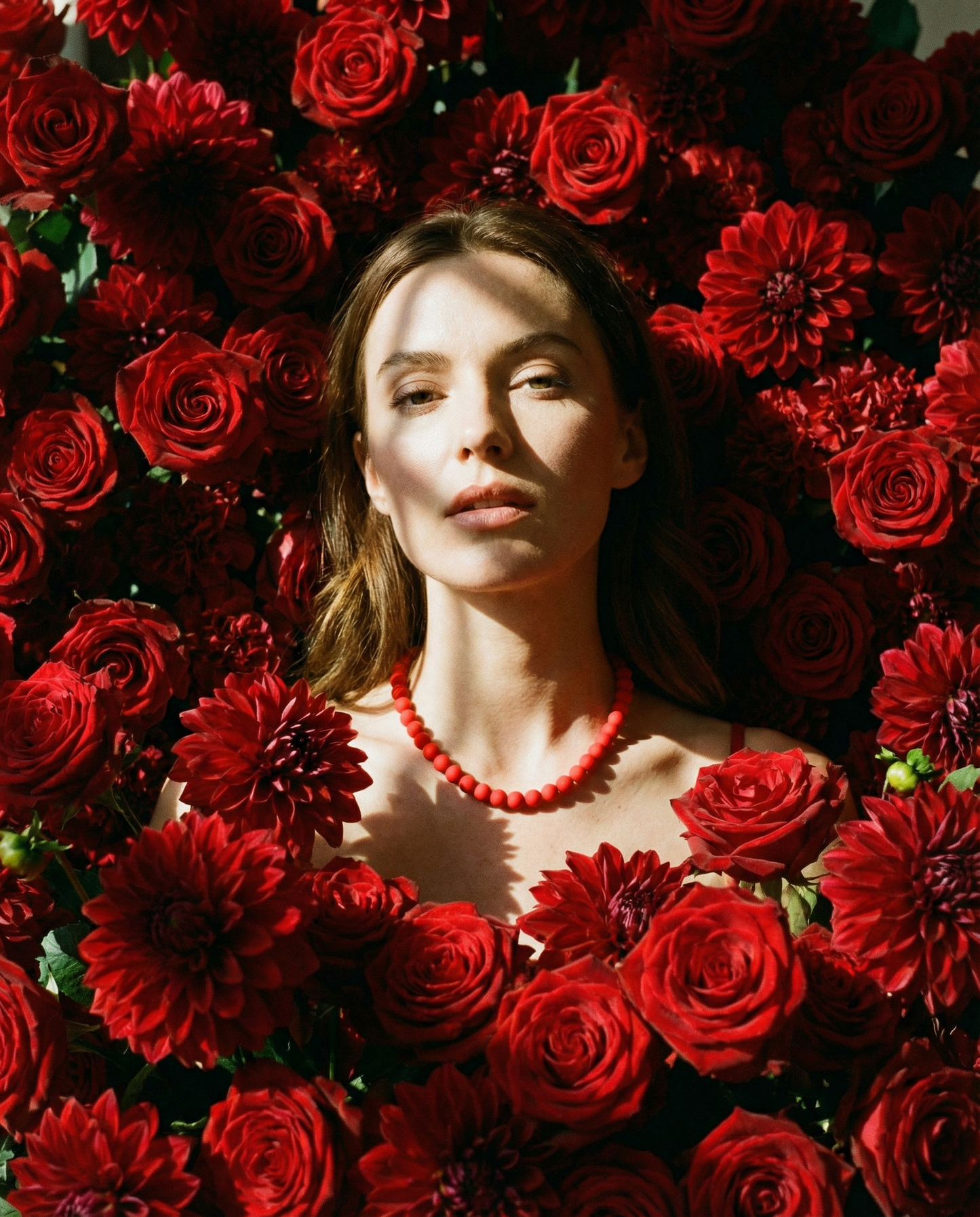 Ukrainian Corali Red Beaded Necklace