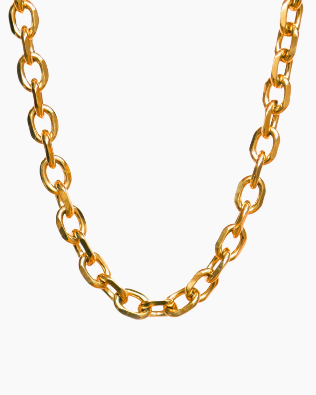 Stylish super heavy chain Big chunky gold necklace freeshipping - Ollijewelry