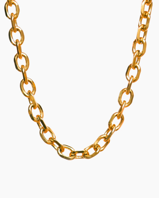 Stylish super heavy chain Big chunky gold necklace freeshipping - Ollijewelry