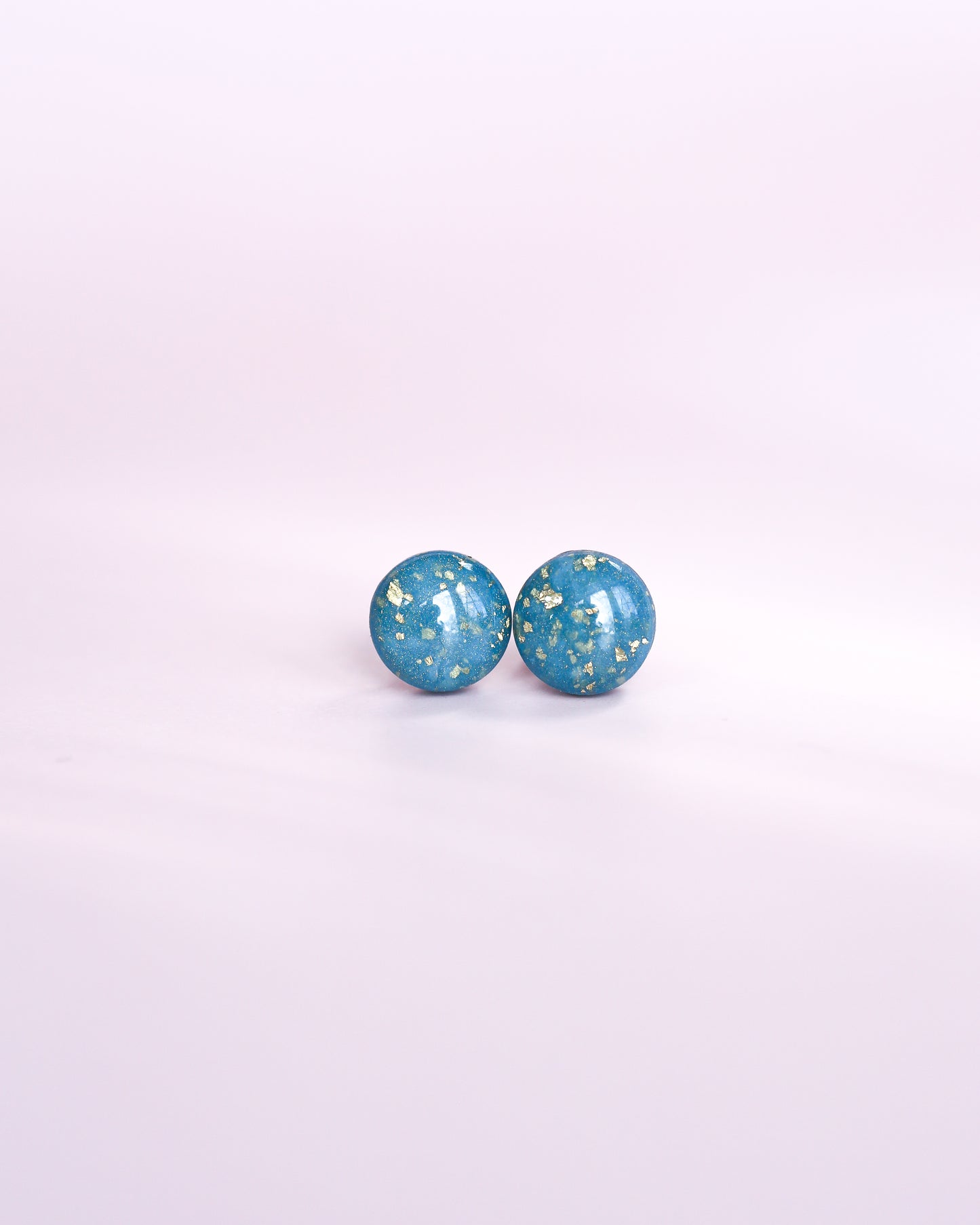 Ocean blue studs The Margaux earrings Ollijewelry