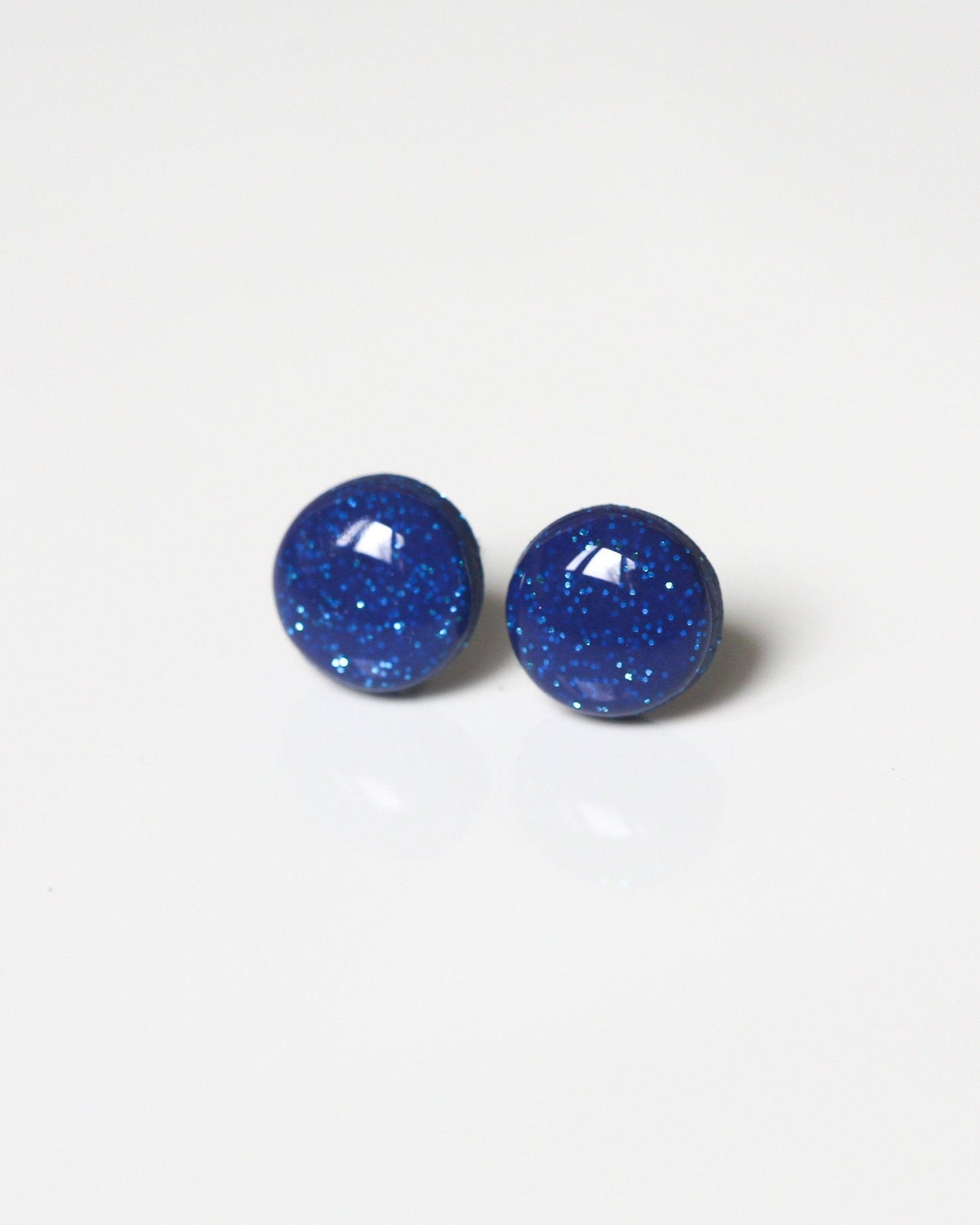 Blue under the stars stud earrings - Ollijewelry