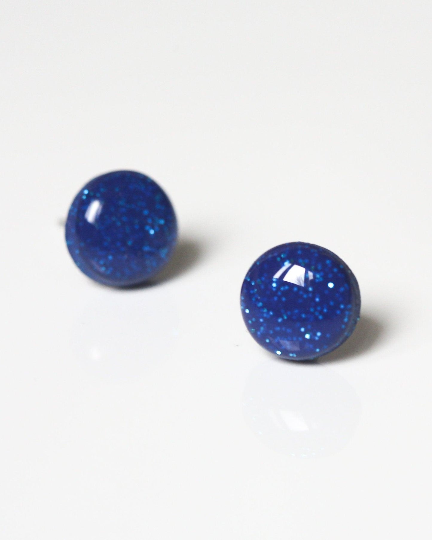 Blue under the stars stud earrings - Ollijewelry