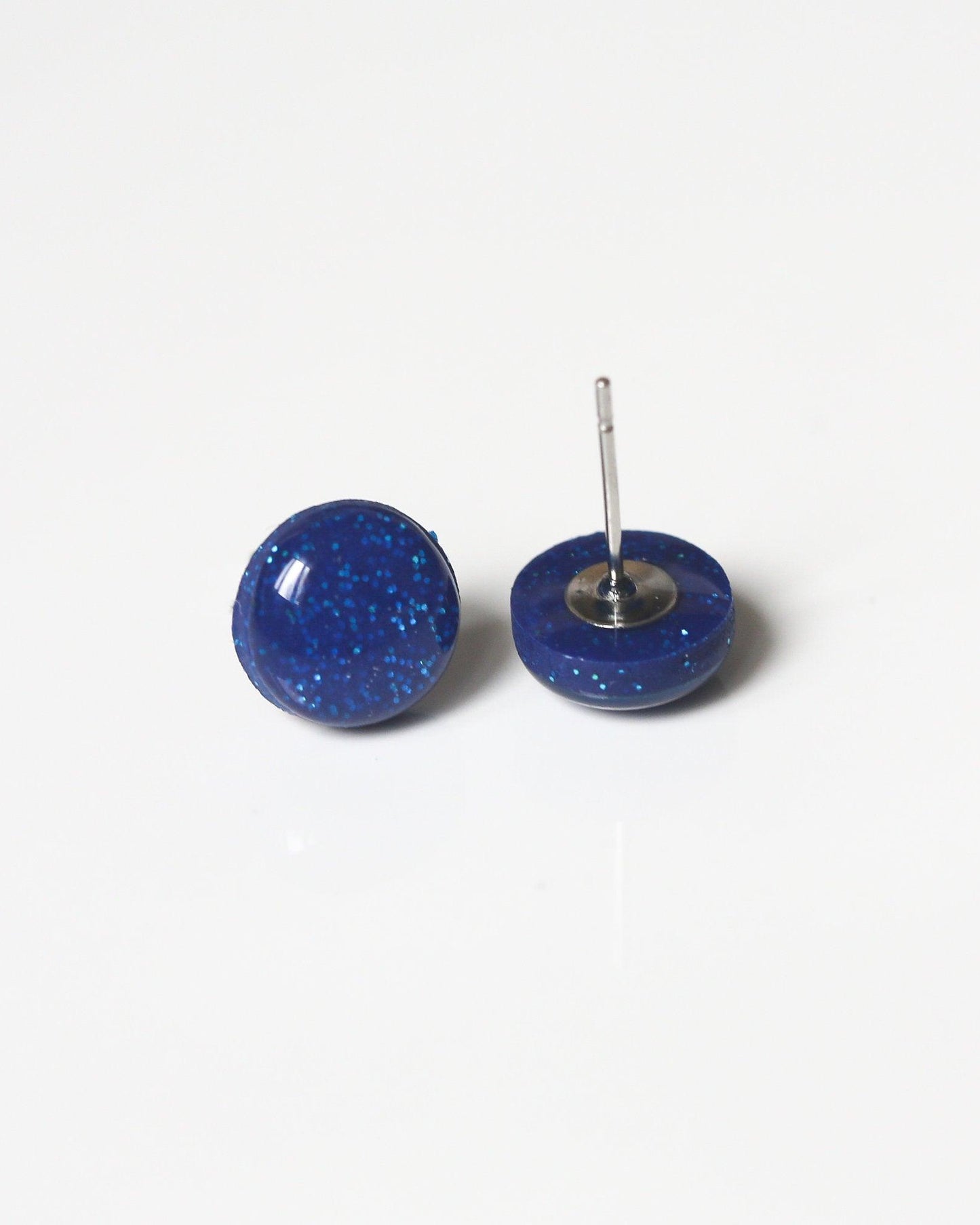 Blue under the stars stud earrings - Ollijewelry