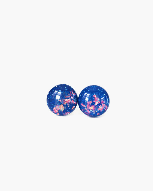 Blue under the stars studs earrings - Ollijewelry